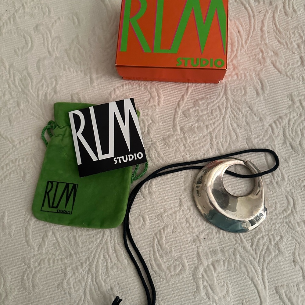 RLM Studio Wishing Well Pendant Necklace with Black Cord